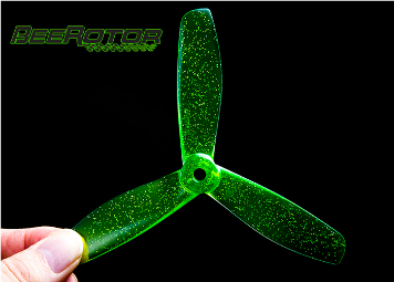 BeeRotor 5045-3 3DX Green Props (2 pairs) BeeRotor 5045-3 3DX Green Props (2 pairs)